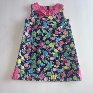 Lilly Pulitzer Girls size 4 Multicolor Candy Shift Dress